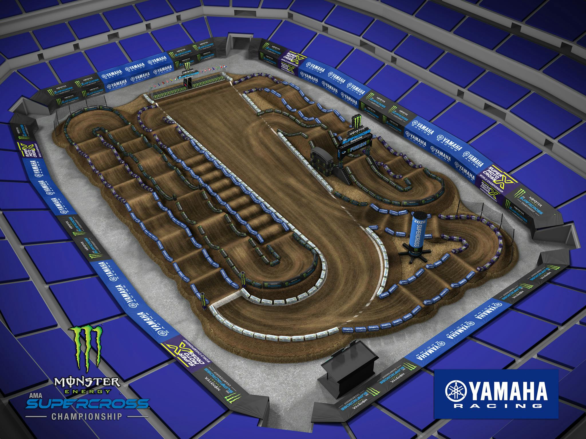 2026 Indy SX track map